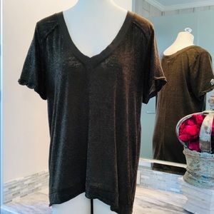 We the Free Olive Burnout T-shirt Large